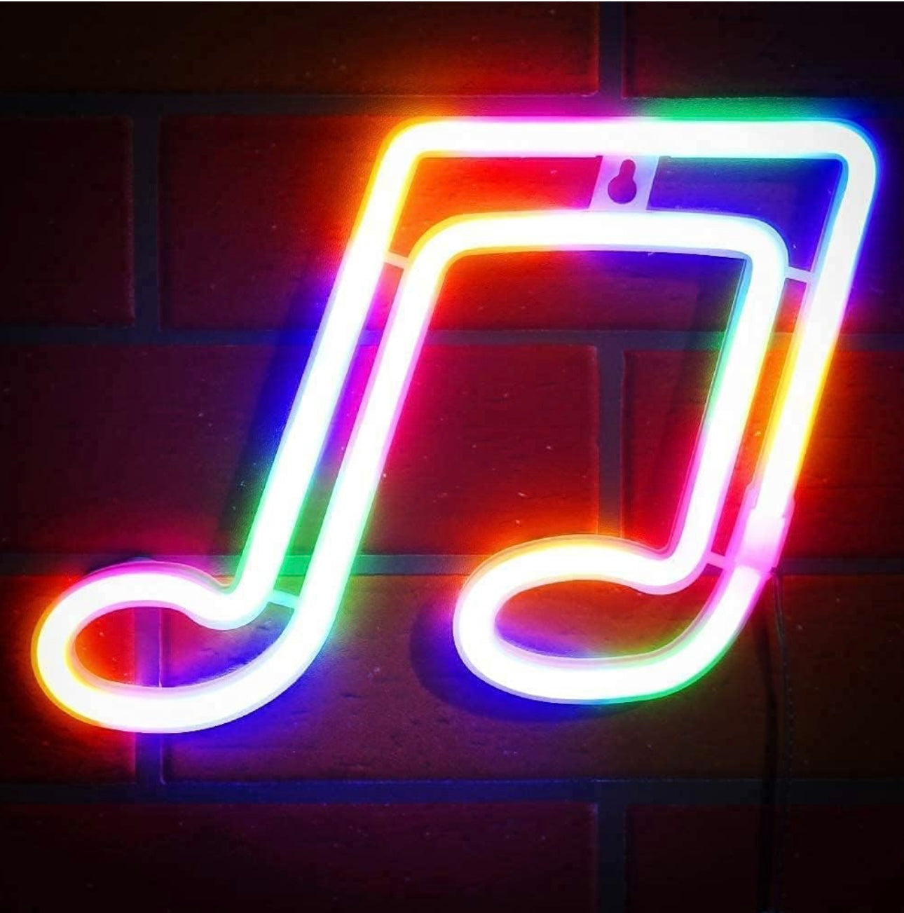 LED Neon Light, Neon Sign Led Music Neon Light Wall Light Wall Decor, Battery or USB Powered Light Up Acrylic Neon Sign Bedroom Wall Decor (Color)