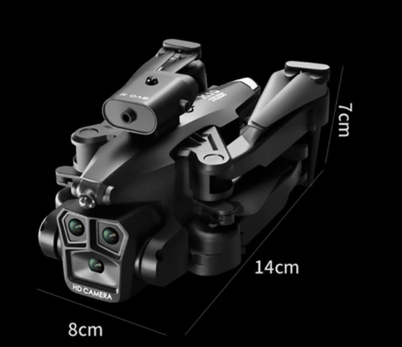 K10MAX HD Drone Obstacle Avoidance Three Camera Remote Control Quadcopter