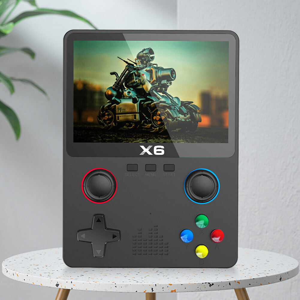 X6 Game Console - Handheld Retro Pocket Game Console with Built-in 25,000 Games and 3.5-inch 4K HD Screen