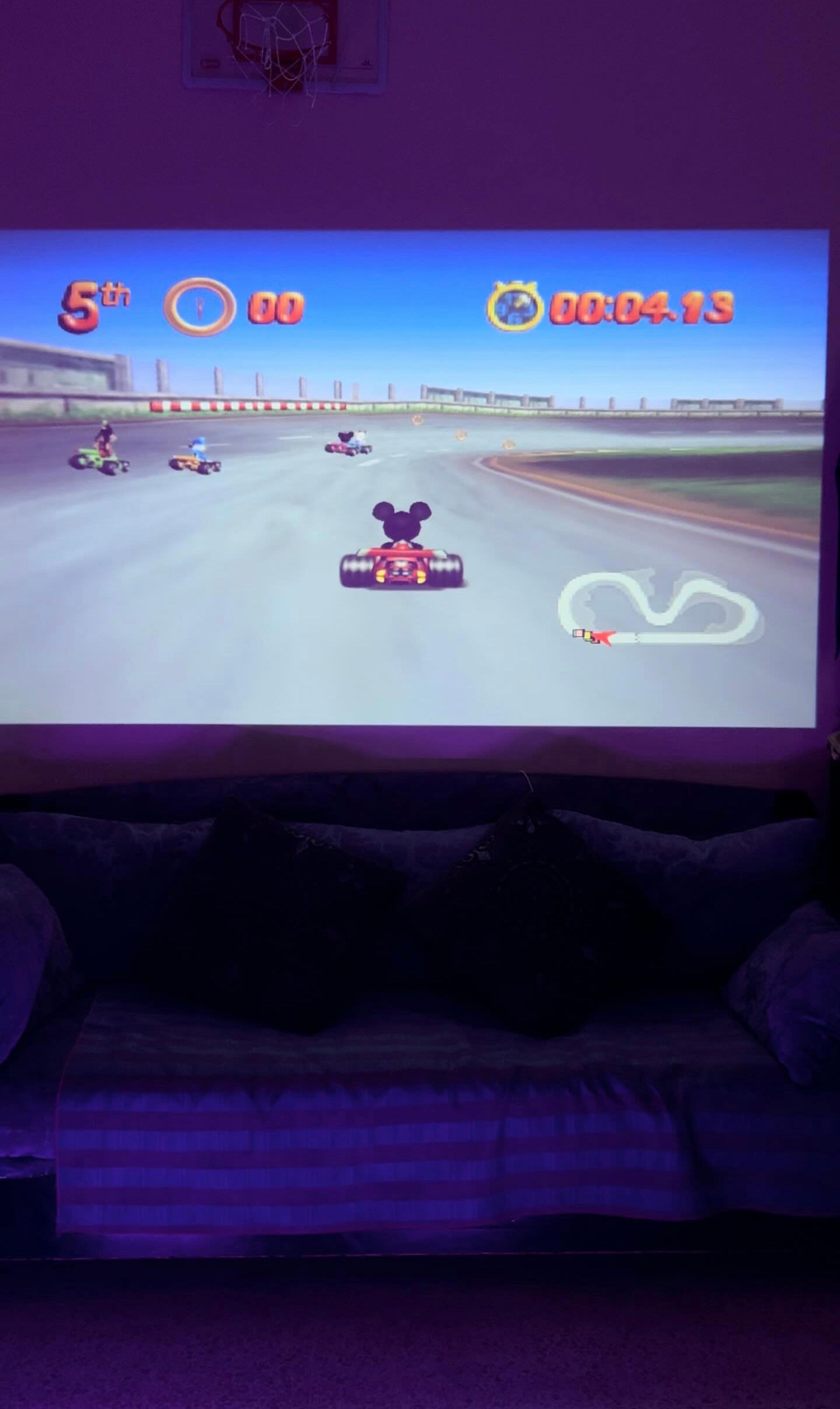 Portable 3D Game Projector 4K Smart Home Theater - US Plug