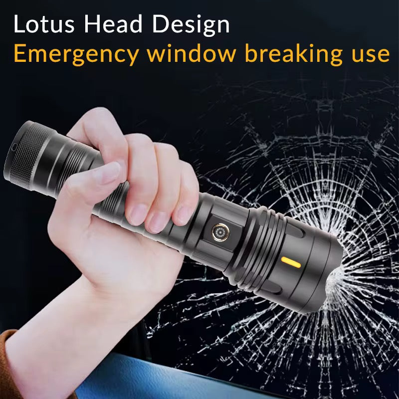 2025 Portable Usb Multi-Function Long Life
White Laser Light Flash Flashlight