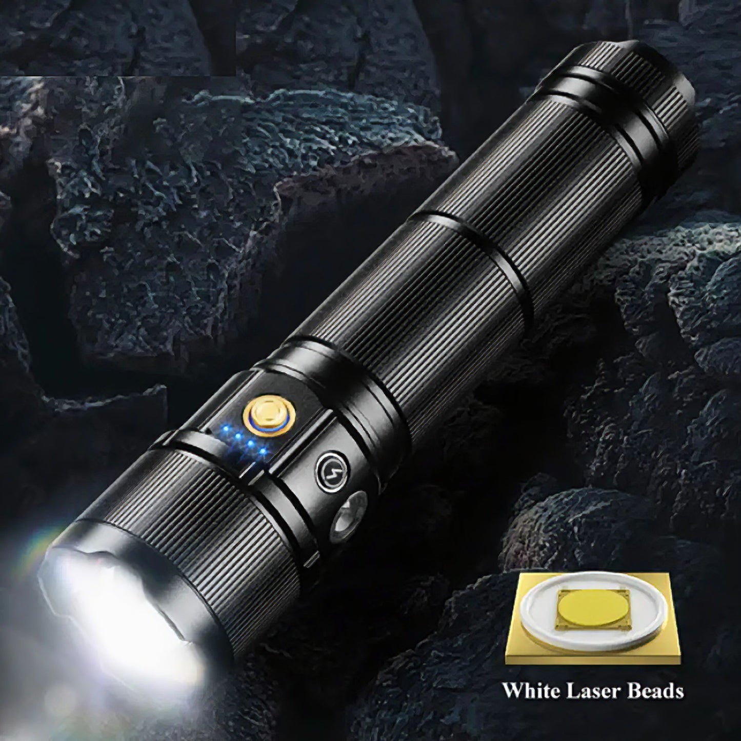 Ultra Bright Flashlight COBA CB-B54-2 Torch 28,800mAh Battery