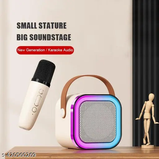 K12 KARAOKE 2 MIC SPEAKER BLUE 7 W Bluetooth
Party Speaker (Blue, 2.0 Channel)