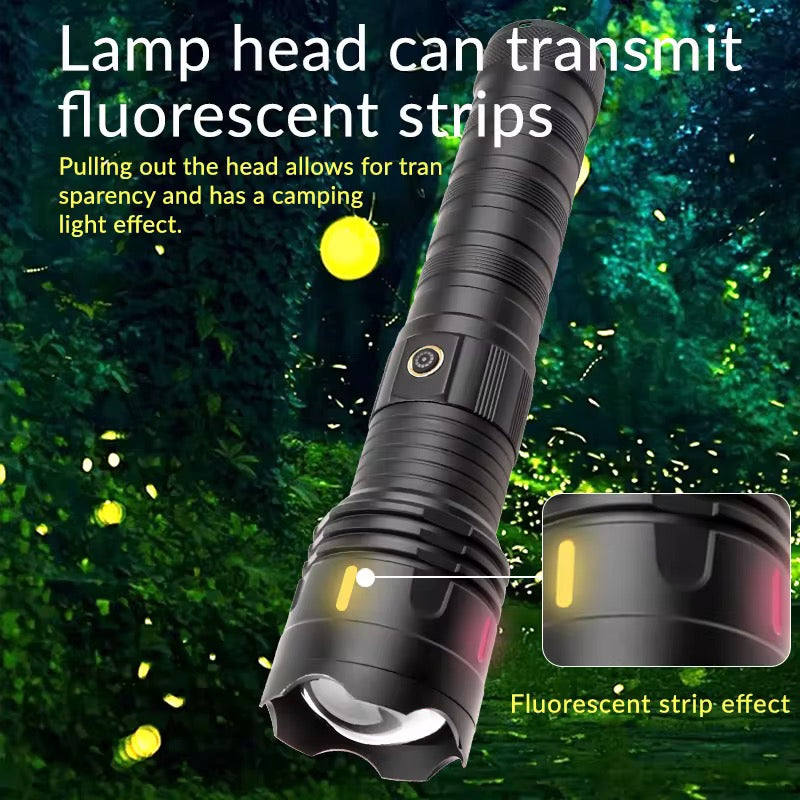 2025 Portable Usb Multi-Function Long Life
White Laser Light Flash Flashlight