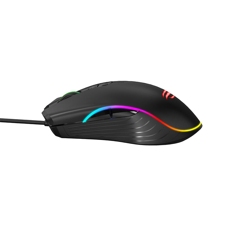 Havit MS1006 RGB Wired Gaming Mouse - Black