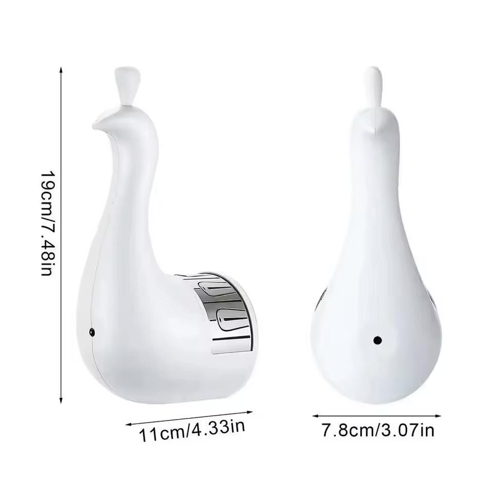 Peacock Projector Lamp Wall-Mounted Nightlight Remote Control Colorful Atmosphere Lamp Creative Smart Home Lights Birthday Gift