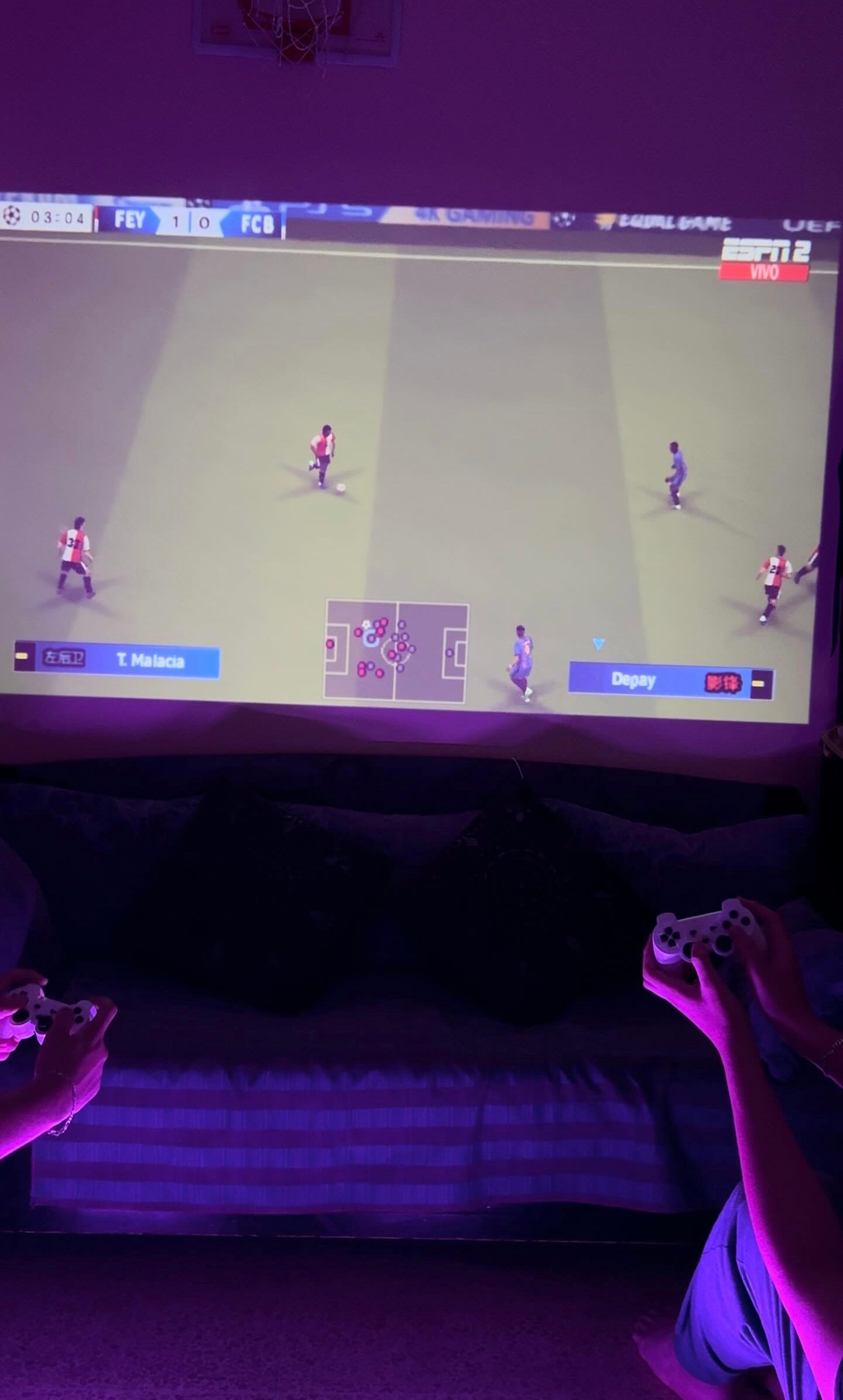 Portable 3D Game Projector 4K Smart Home Theater - US Plug