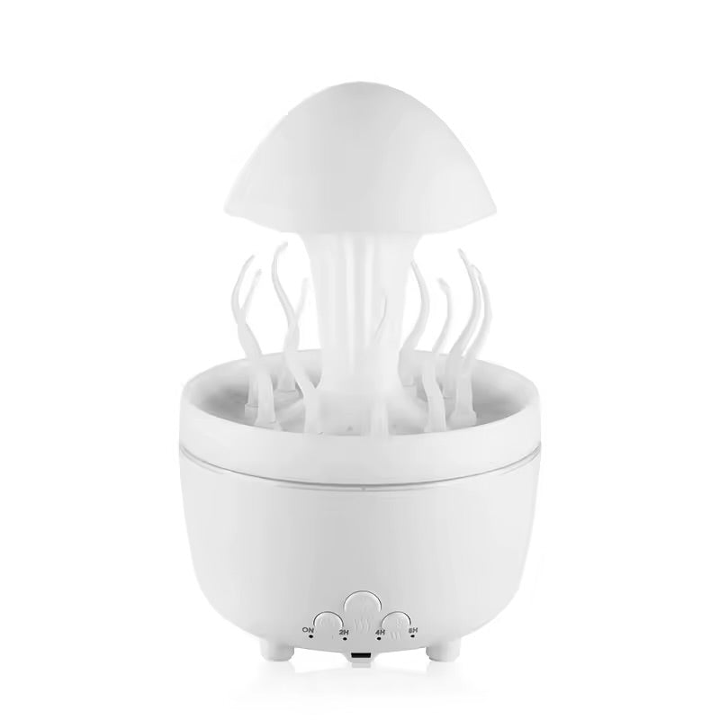 Remote Control Raindrop Air Humidifier Aromatherapy Diffuser Rotate Swing Jellyfish Lamp Electric Aroma Essential Oil Diffuser
