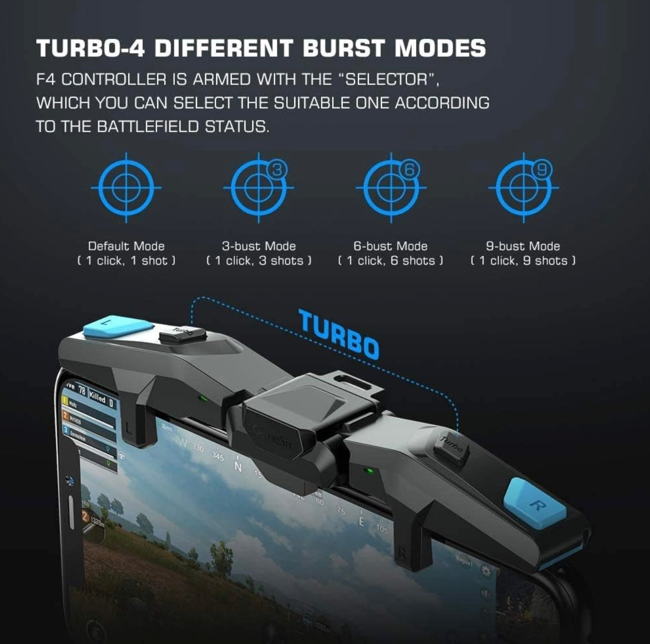 Gamesir F4 Falcon Mobile Gaming Controller - Gaming Console