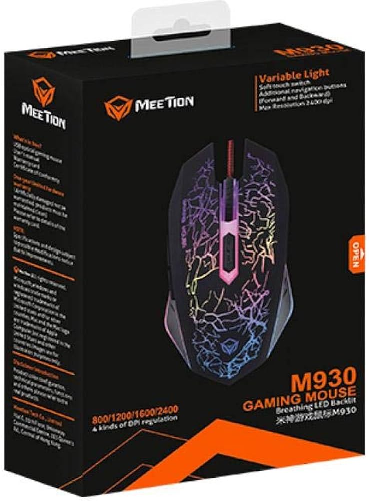 MeeTion M930 Backlit Gaming Mouse