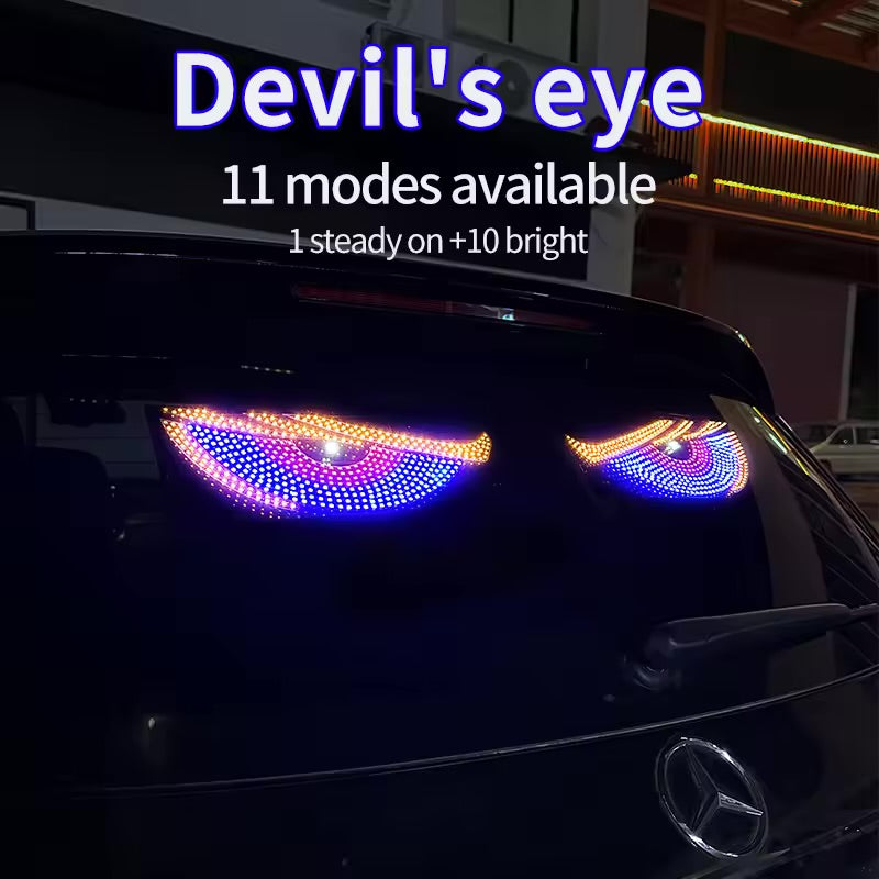 24V 2pcs Dynamic Big Angry Eyes Light for Cars, Trucks or Rooms