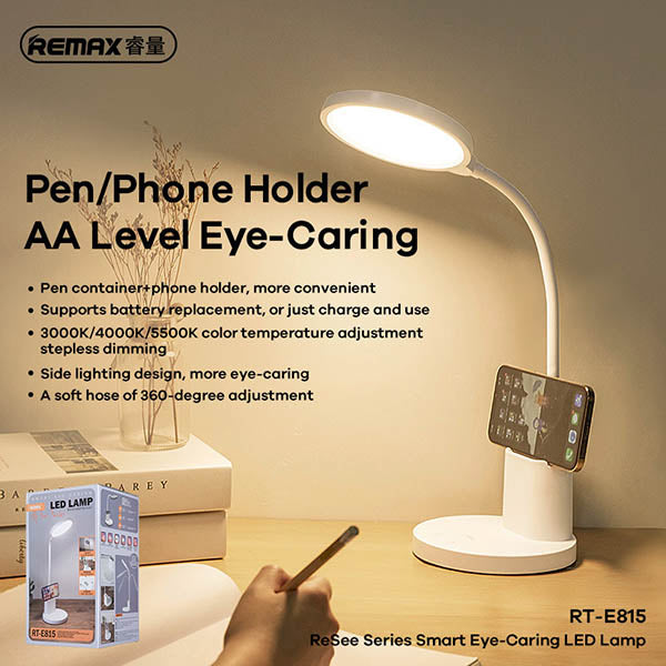 Remax RT-E815 ReSee Series Smart Eye-Caring LED Desk Lamp - White