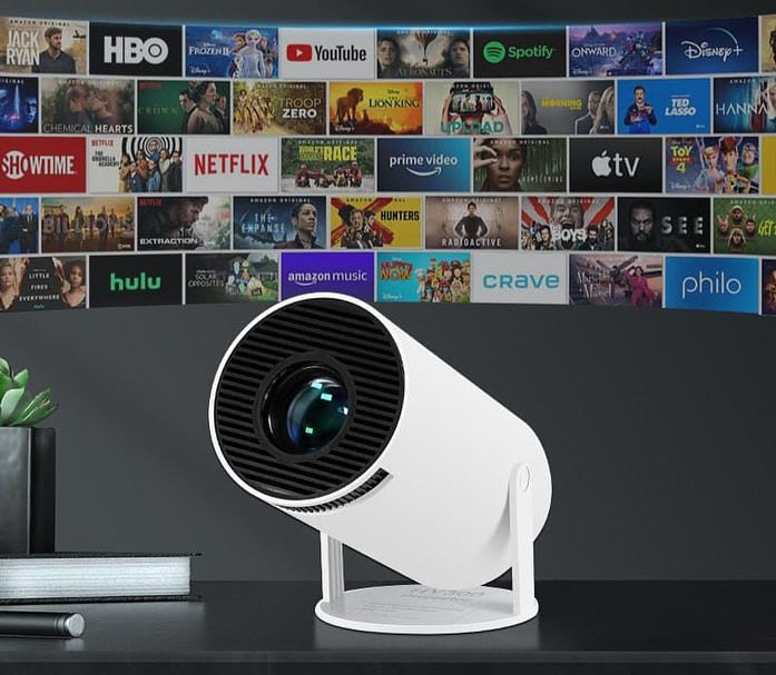 Portable 3D Game Projector 4K Smart Home Theater - US Plug