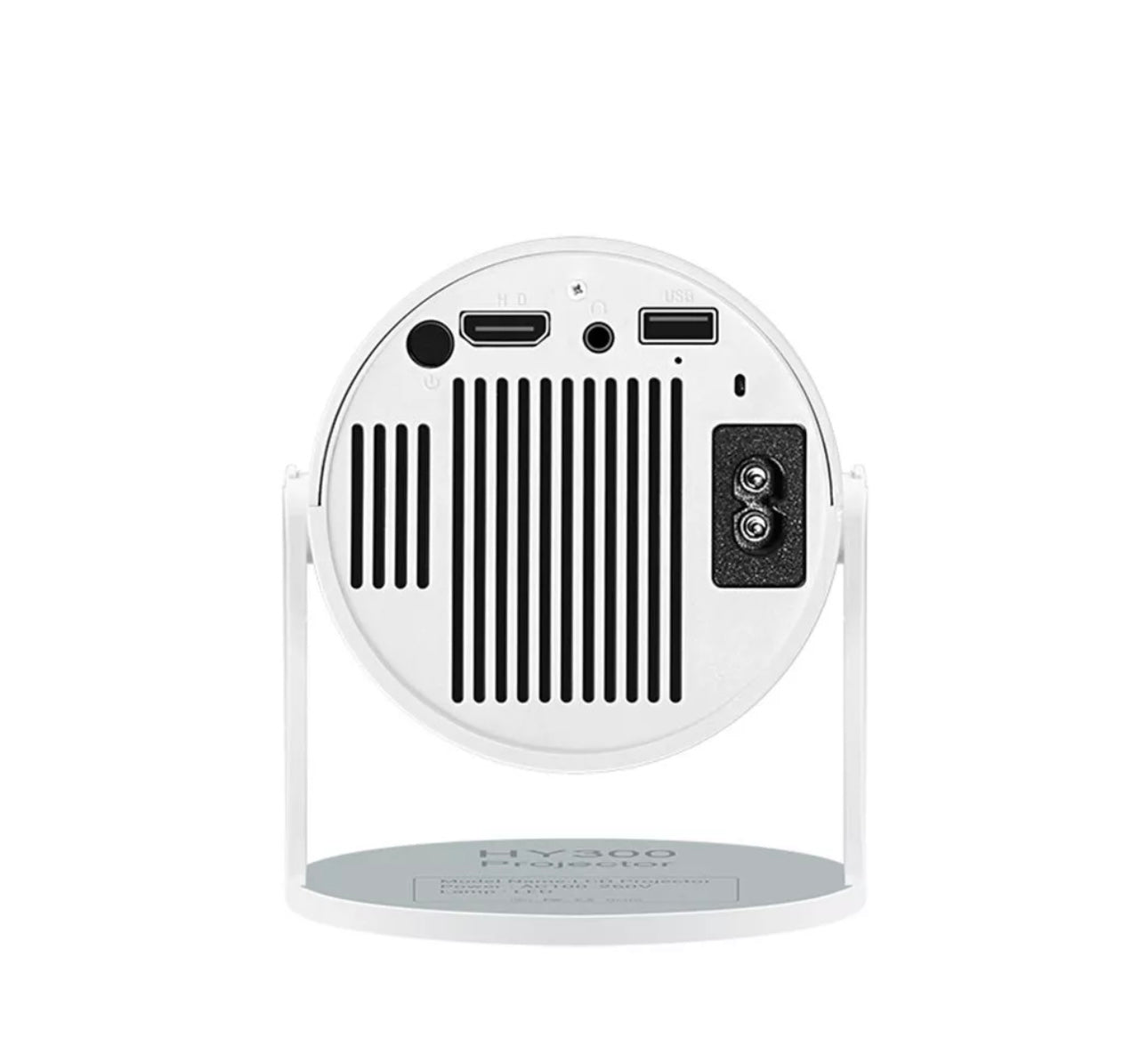 HY300 Mini Portable Projector Android 11 5G Wifi Home Cinema Home Theater UK