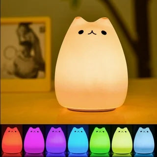 Silicon Table Cat Lamp
