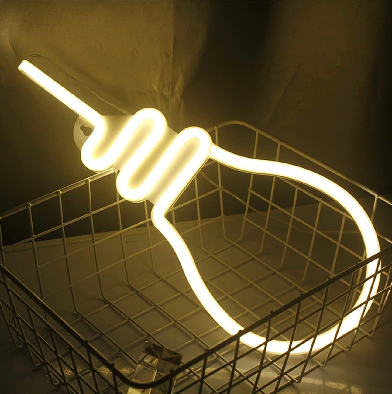 LED Neon Sign Light Bulb LED Neon Signs, Custom Sign Neon Lights, Party Store Restaurant Advertising Home Decor Lamp, 35X14.5Cm,Warm White