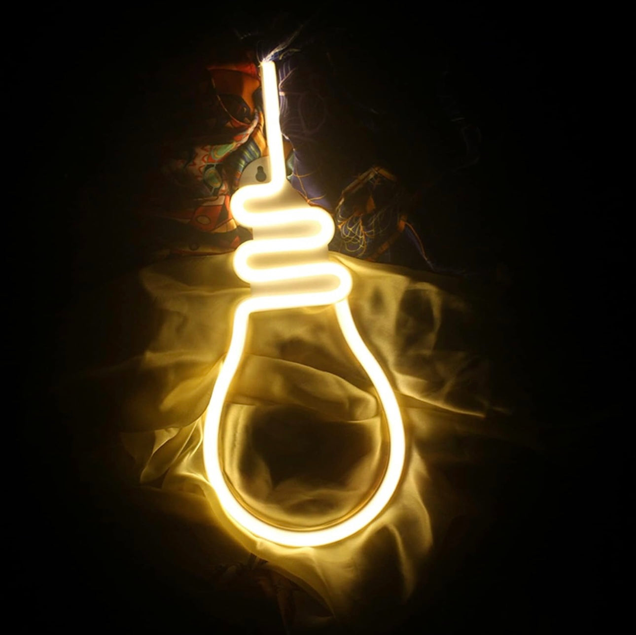 LED Neon Sign Light Bulb LED Neon Signs, Custom Sign Neon Lights, Party Store Restaurant Advertising Home Decor Lamp, 35X14.5Cm,Warm White