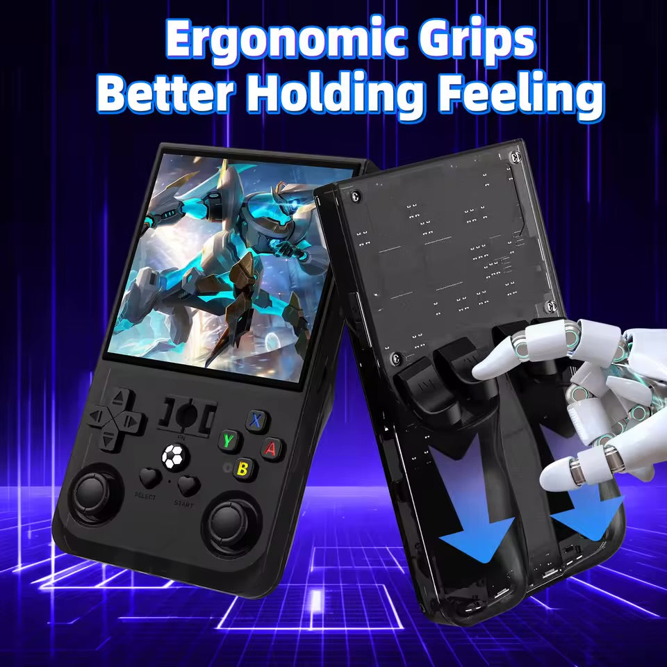 Open Source R36 MAX Retro Handheld Video Game Console 4.0 Inch IPS Screen Linux System