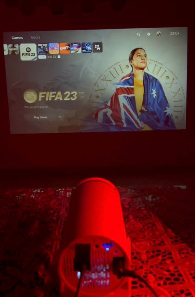 Portable 3D Game Projector 4K Smart Home Theater - US Plug