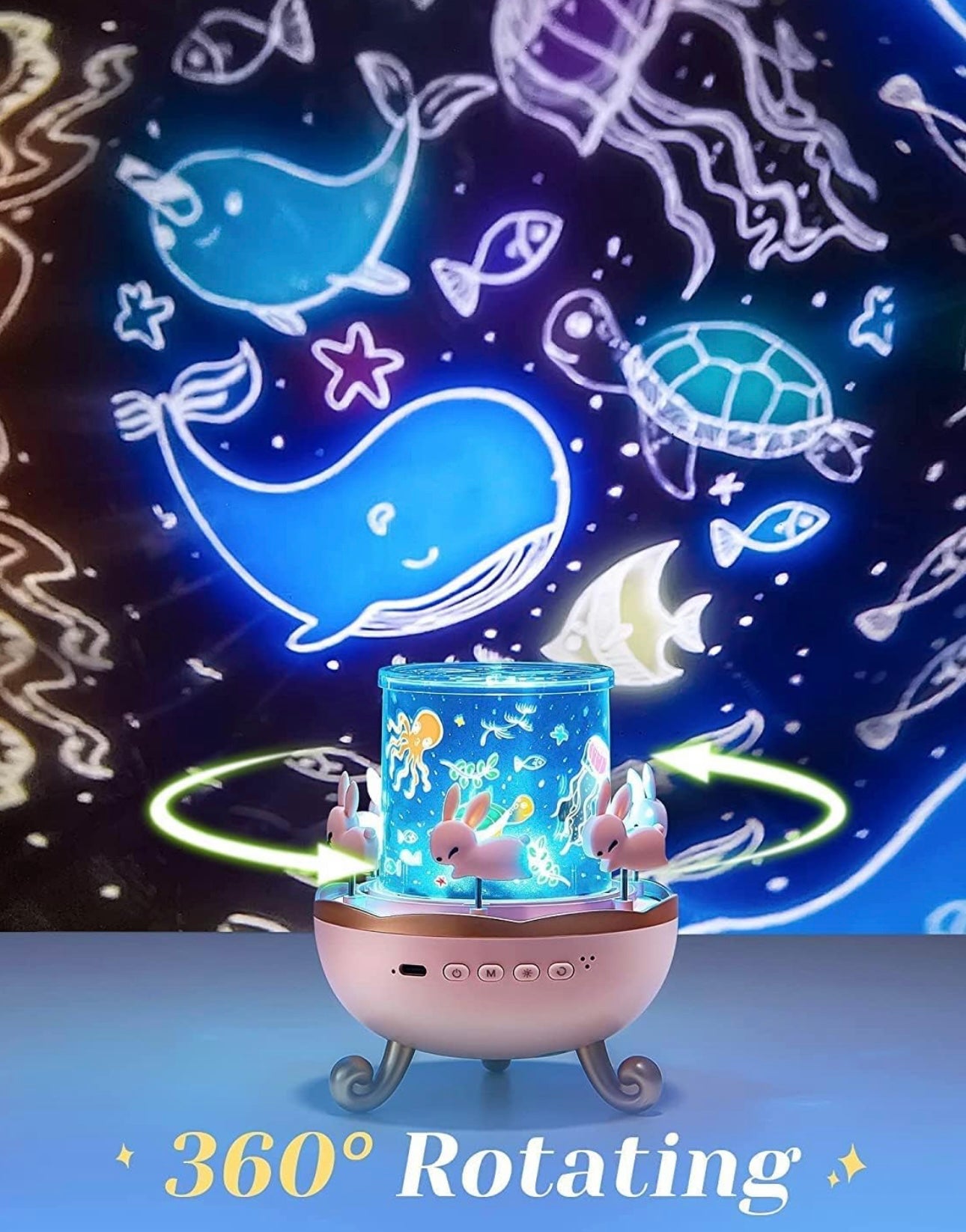 Star Projector Nightlight Desk Light USB Night Light Desk Lamp Fairy Night Projector Decorative Vibe Lamp Girl