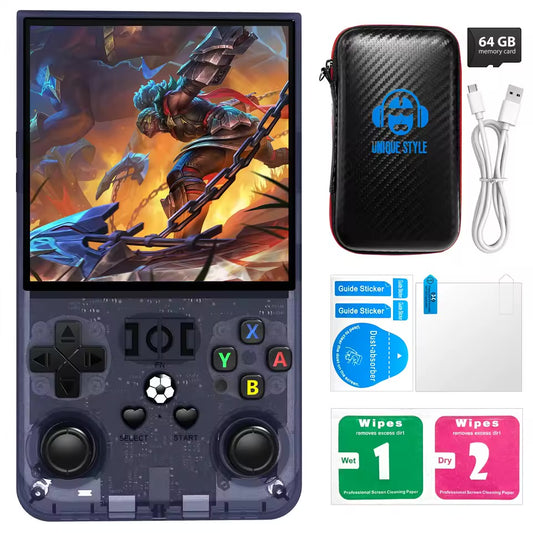 Open Source R36 MAX Retro Handheld Video Game Console 4.0 Inch IPS Screen Linux System