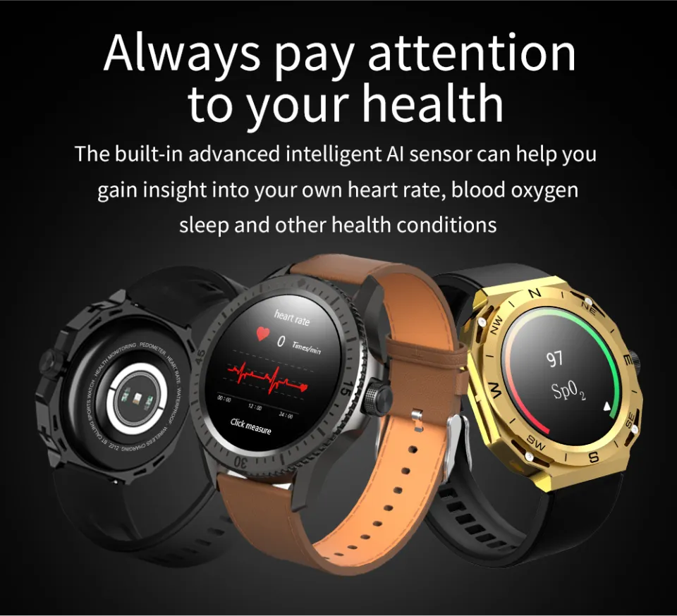 SK22 Smart Watch Men Bluetooth Call Full Screen Sports IP68 Waterproof ECG Health Monitor SmartWatch for IOS Android