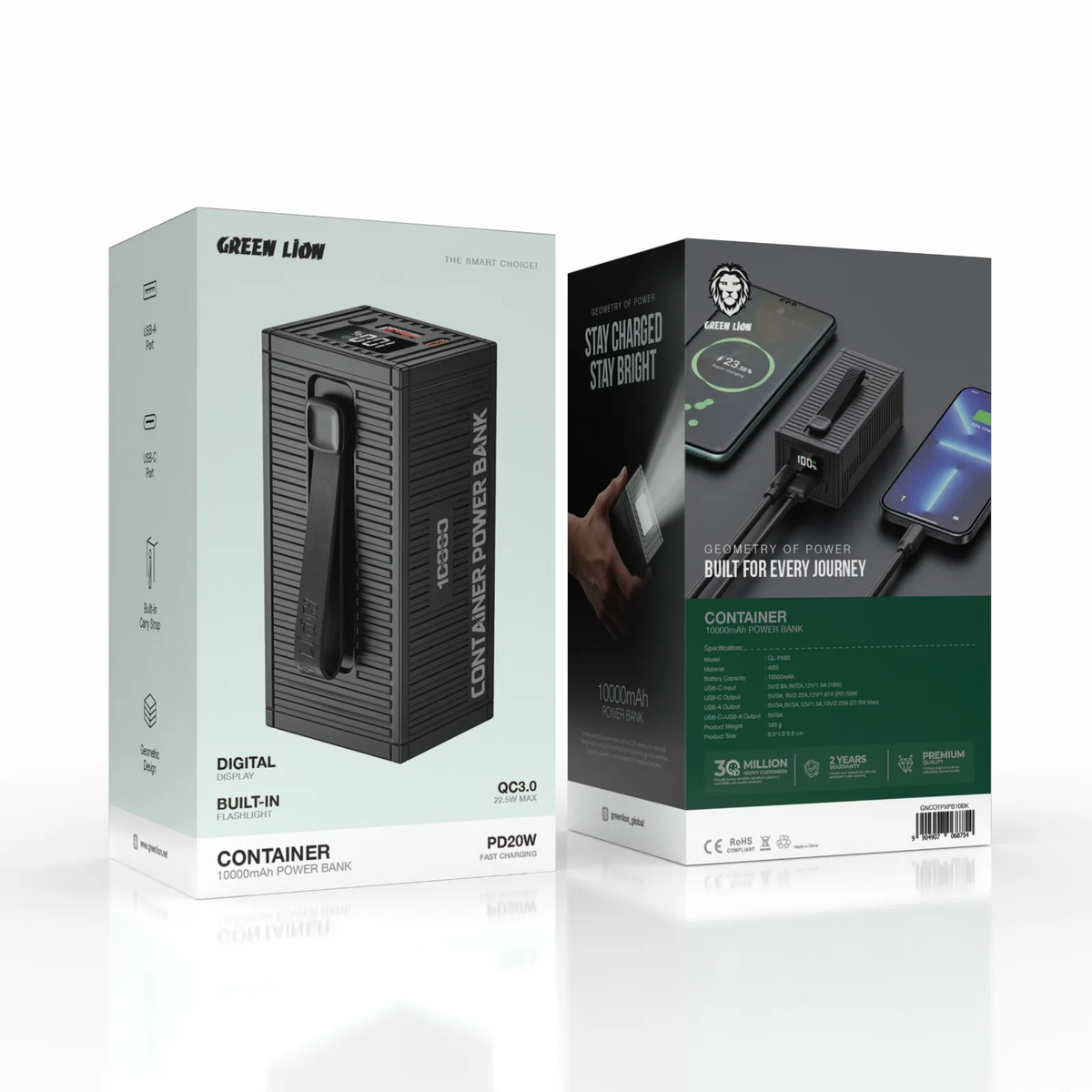 Green Lion Container Power Bank