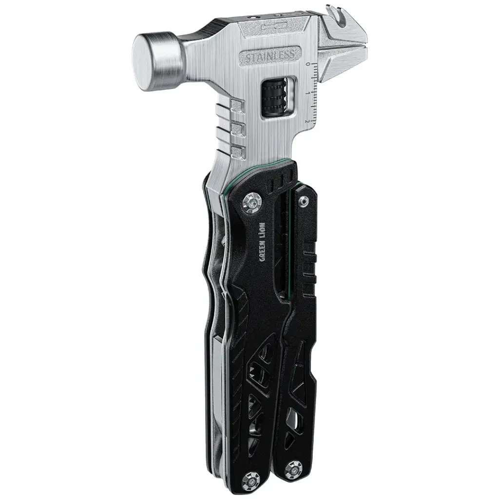 Green Lion 18-In-1 Multi-Tool Hammer - Black