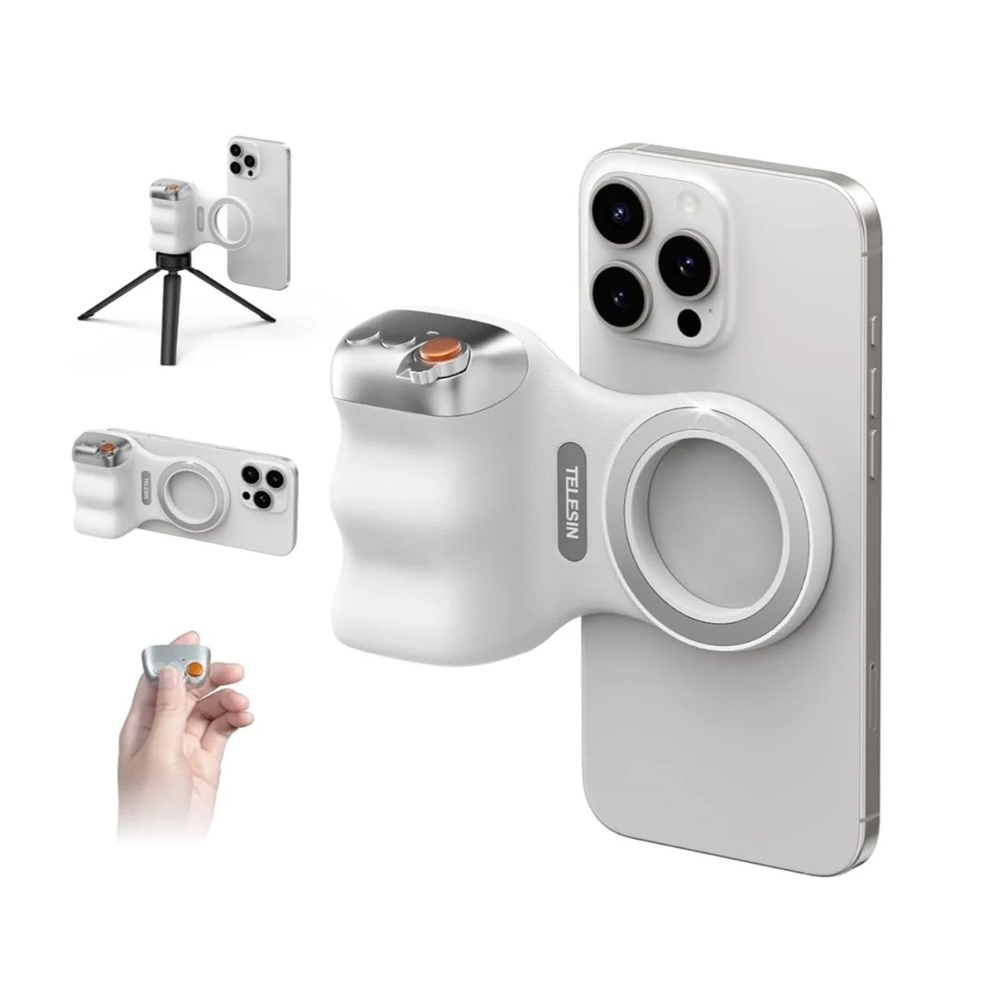 Telesin Fun Shot Magnetic Grip / Support MagSafe / With Remote Control