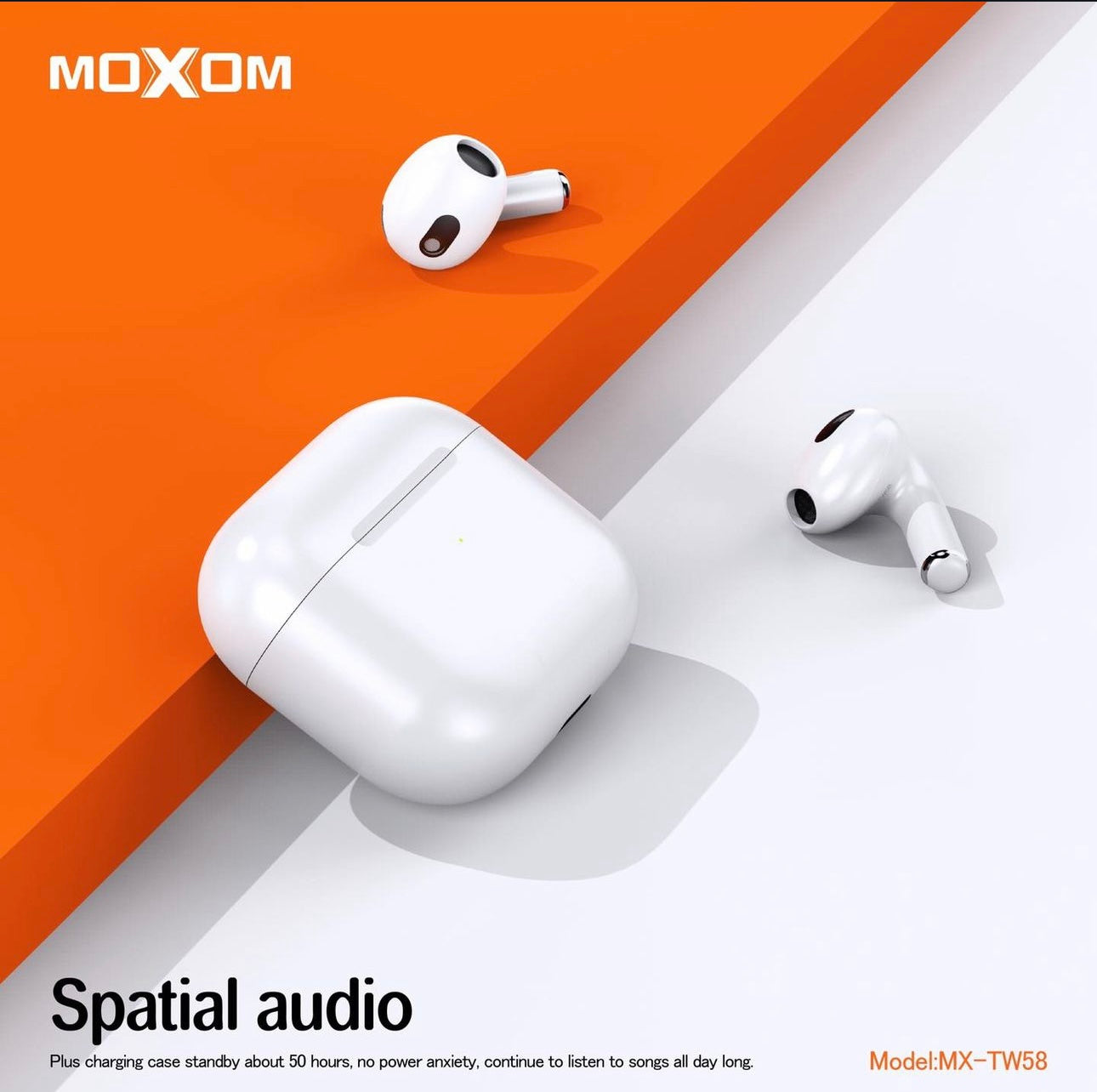 MX-TW58
Hi-Fi Stereo TWS Wireless Earbuds