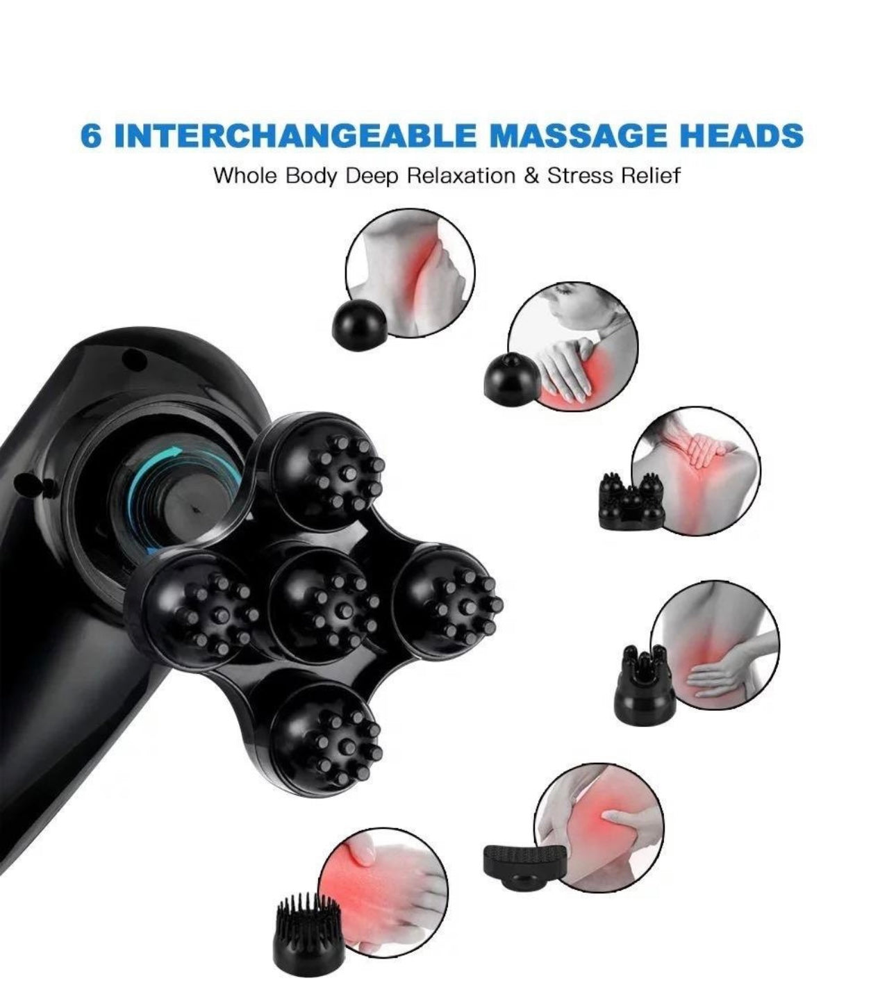 6 in 1 Magic Massager Plus A Complete Body Massager