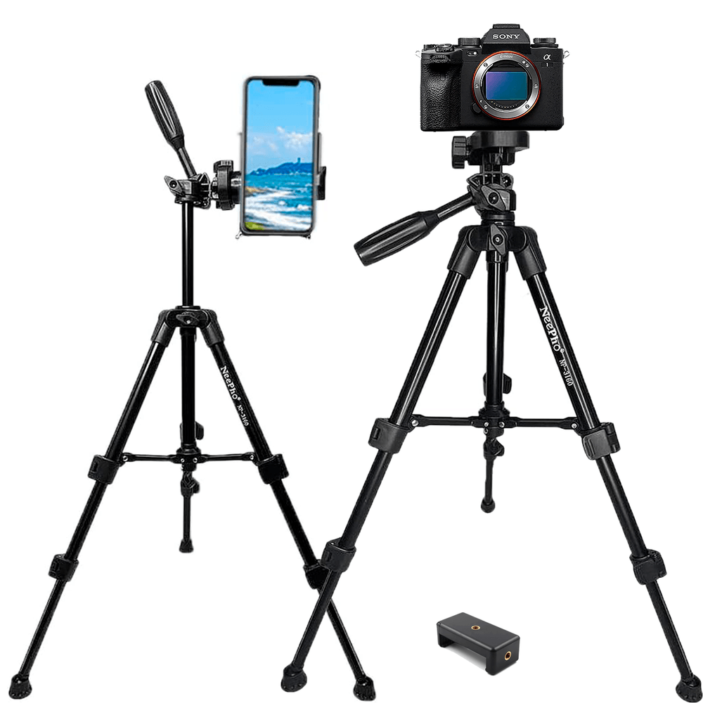 NeePho NP-3170 Tripod Mobile Phone Camcorder Action Camera 105cm Height Desktop Portable Portable