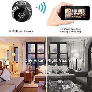 A9 Mini WiFi Camera 1080P HD IP Home Security Camera, Magnetic Wireless Mini Camcorder with Micro Video Surveillance and IR Night Vision