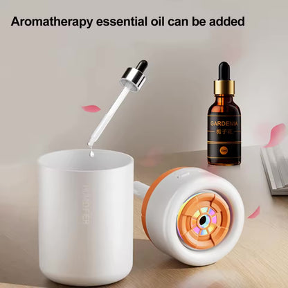 Mini Air Humidifier USB Electric Aroma Essential Oil Diffuser Purifier Aromatherapy Mist Maker Color Lights For Car Home Bedroom