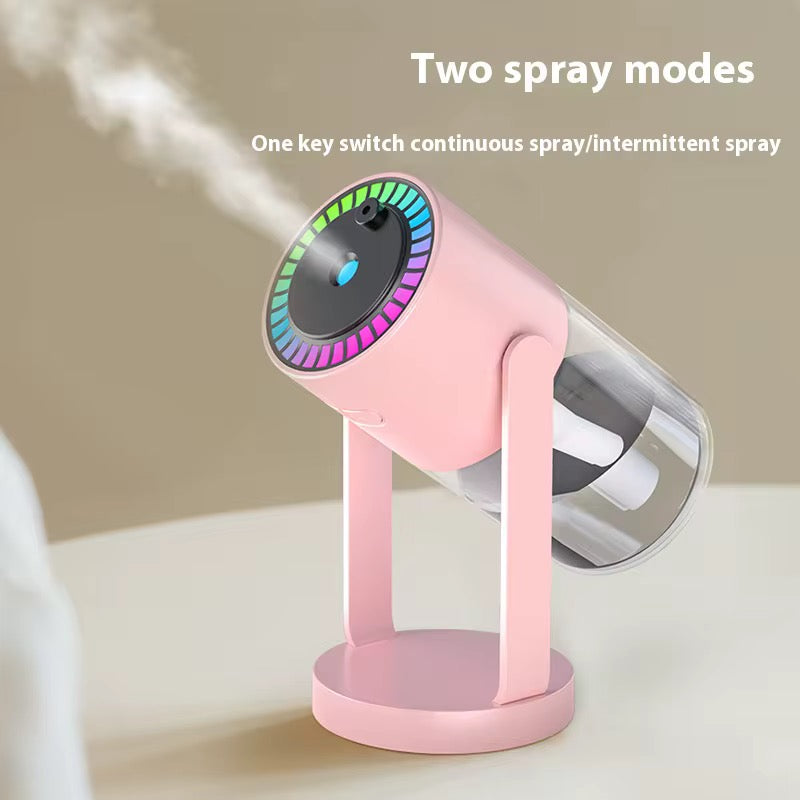 Mini Air Humidifier with Starry Sky Lights Aromatherapy Essential Oil Ultrasonic Diffuser Color Night Light Lamp Humidifier