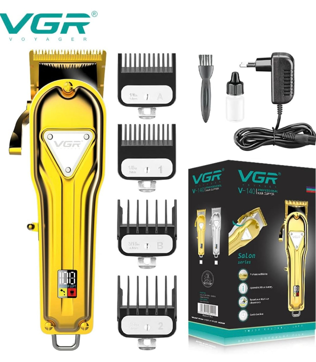 VGR V-140 Professional Hair Trimmer for Men Runtime: 300 min