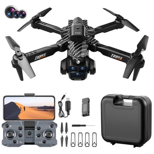 K10MAX HD Drone Obstacle Avoidance Three Camera Remote Control Quadcopter