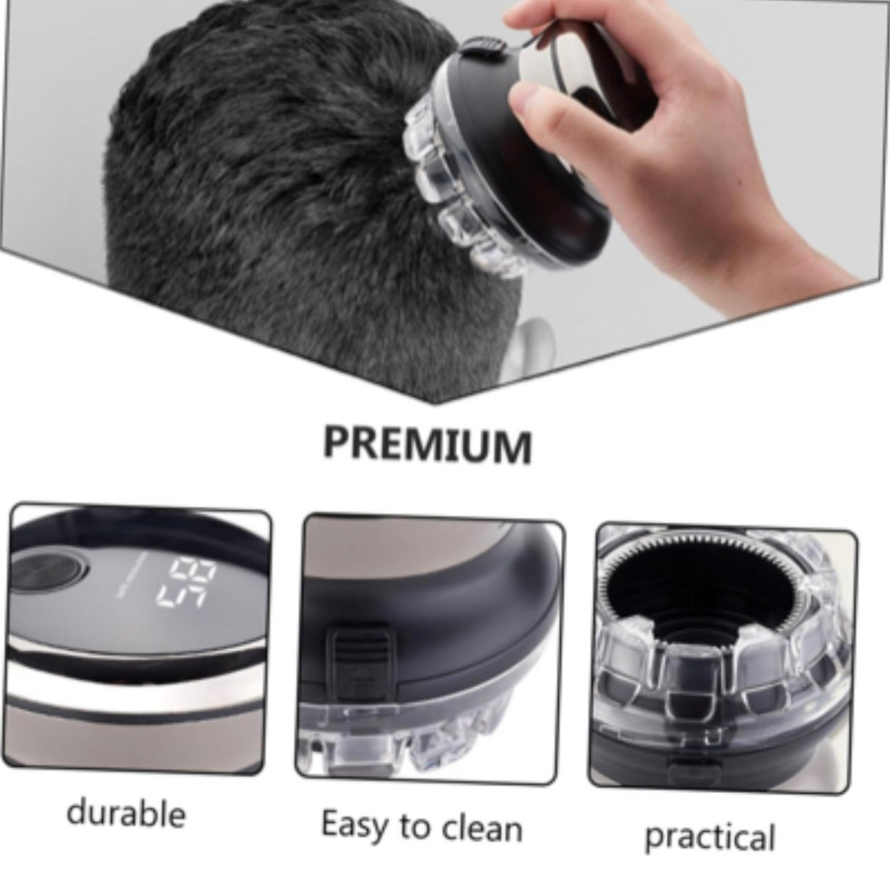 GM881 New Design FAST BLADE Magic Clippers, 0 MM Baldness Shaver, GEEMY Wholesale Hair Cutting Tool