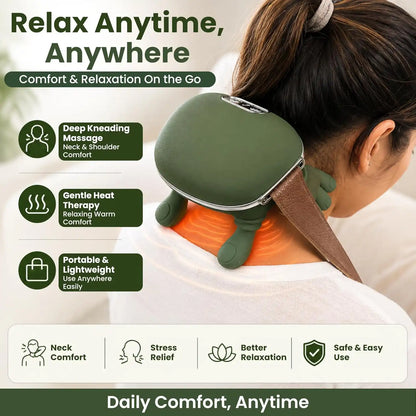 Neck Shoulder Massager Finger Pressure  Neck Back and Shoulder Massager Electric Kneading Neck Deep Massage Muscle Relax