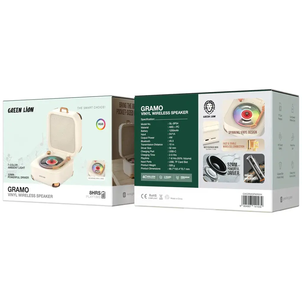 Green Lion Gramo Wireless Speaker