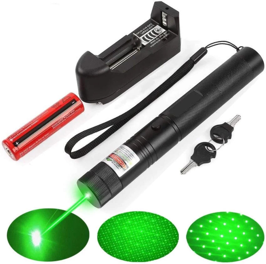 Long Range Green Laser Pointer, 2000M, Rechargeable