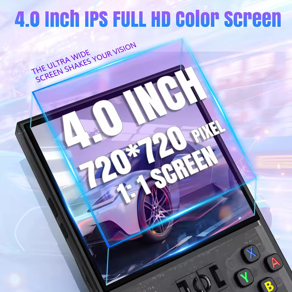 Open Source R36 MAX Retro Handheld Video Game Console 4.0 Inch IPS Screen Linux System