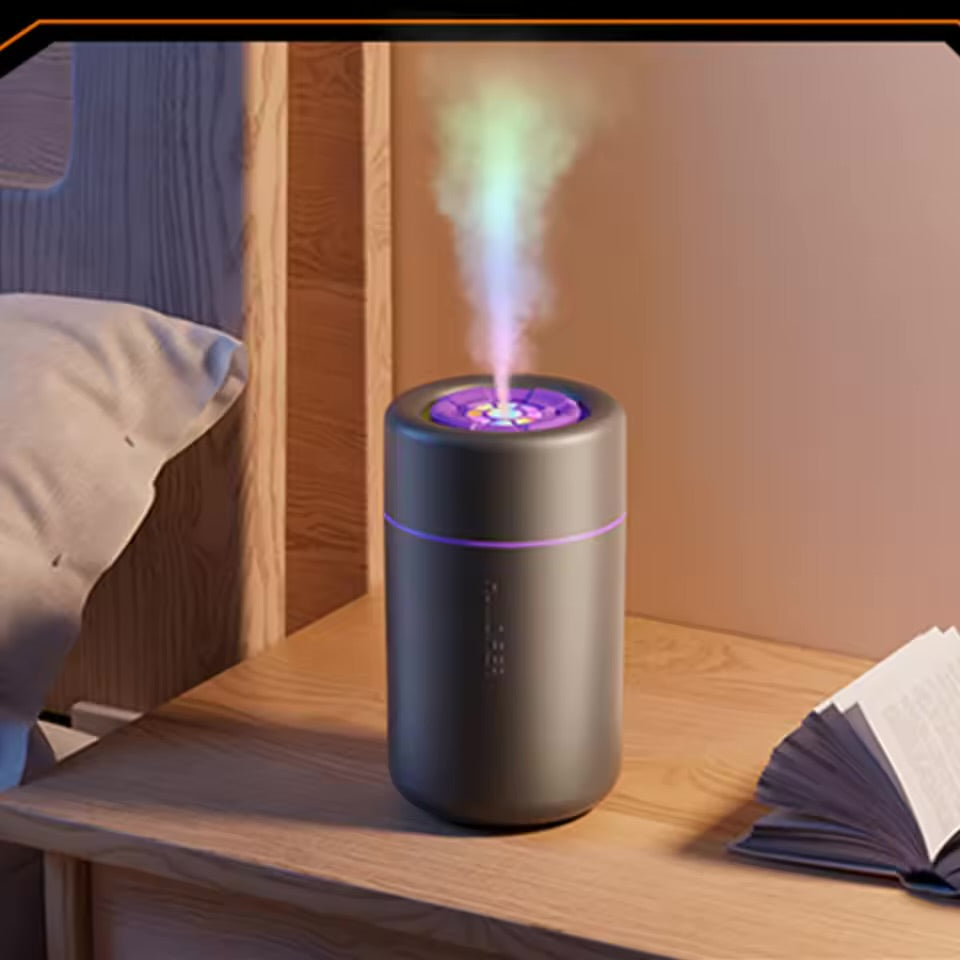 Mini Air Humidifier USB Electric Aroma Essential Oil Diffuser Purifier Aromatherapy Mist Maker Color Lights For Car Home Bedroom