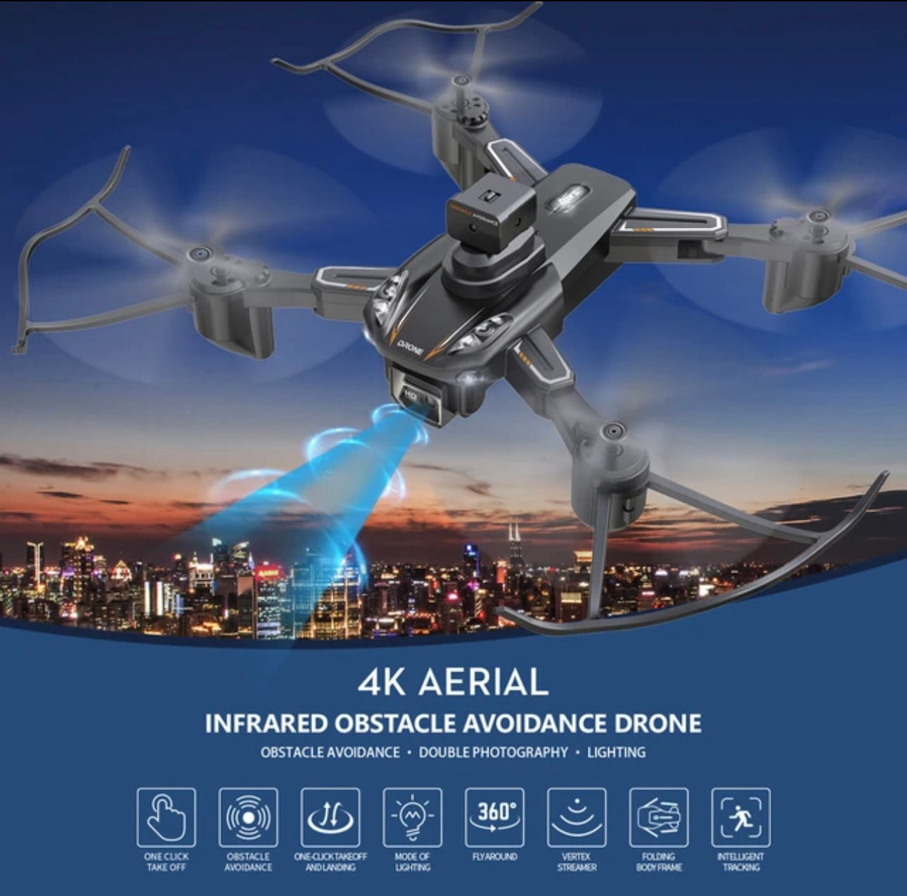 Toy Drone FX with HD Aerial Camera and Obstacle Avoidance