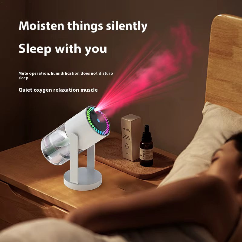 Mini Air Humidifier with Starry Sky Lights Aromatherapy Essential Oil Ultrasonic Diffuser Color Night Light Lamp Humidifier