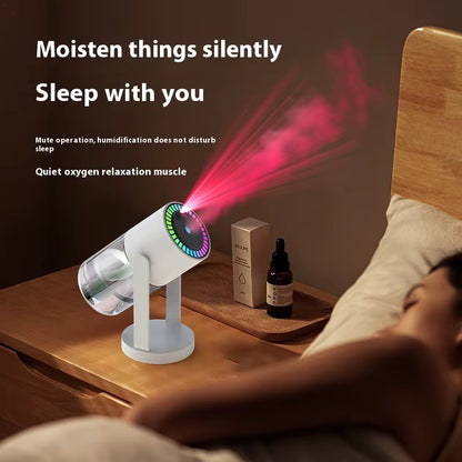 Mini Air Humidifier with Starry Sky Lights Aromatherapy Essential Oil Ultrasonic Diffuser Color Night Light Lamp Humidifier