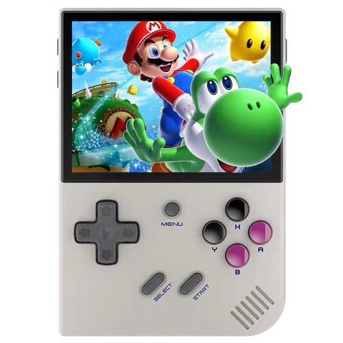 Anbernic RG35XX Handheld Game Console - Retro Gaming Console with 3.5-Inch IPS Screen, 64GB TF Card, 5474 Classic Games, 2100mAh Battery, Supports Linux and Garlic Dual System, HDMI and TV Output