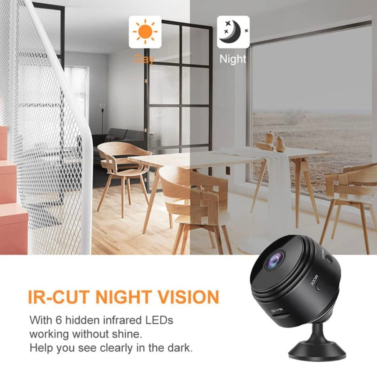 A9 Mini WiFi Camera 1080P HD IP Home Security Camera, Magnetic Wireless Mini Camcorder with Micro Video Surveillance and IR Night Vision