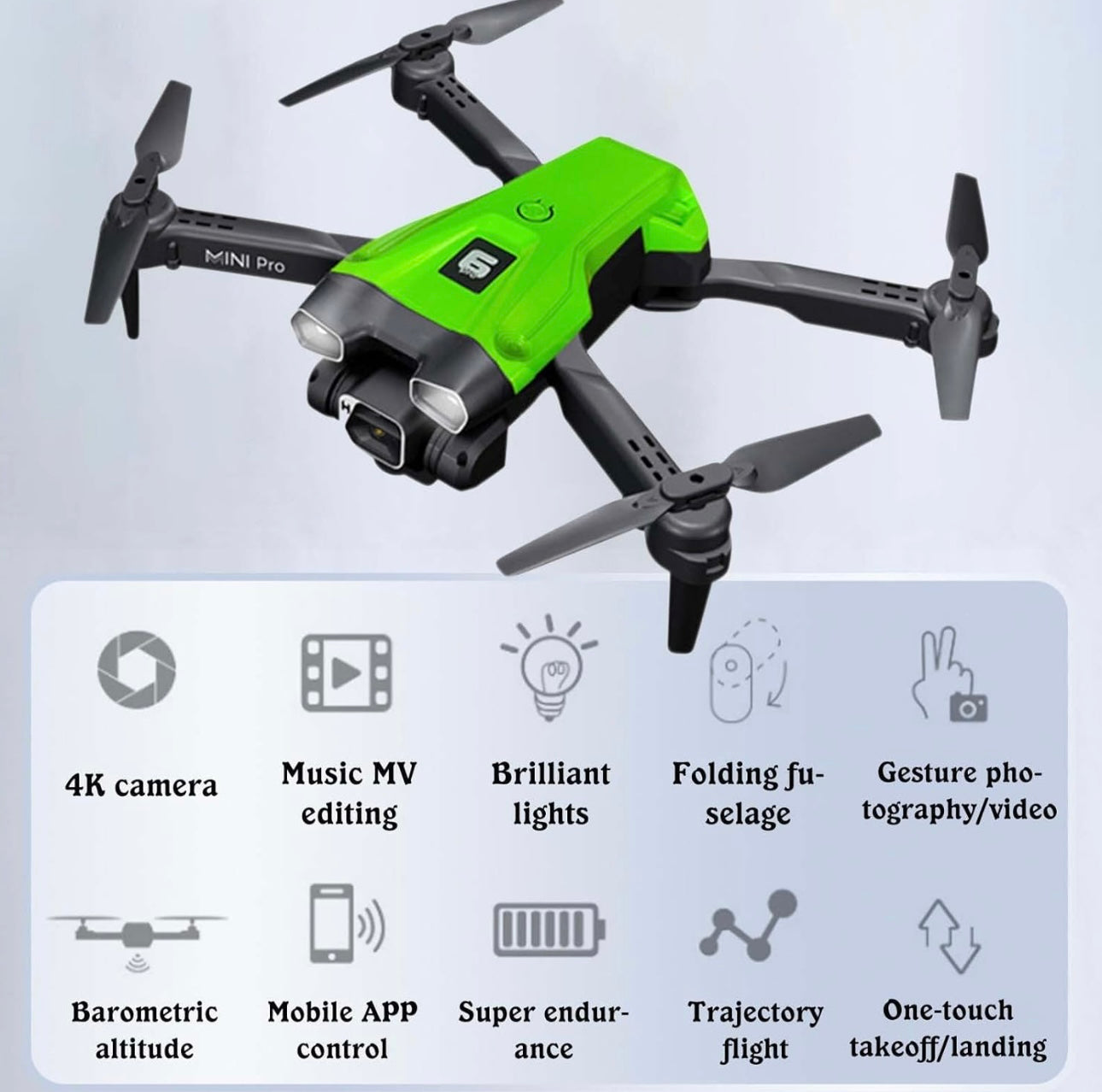 The New H66 Drone 4K Profesional Hd Camera Drones Long Folding Remote Control Aircraft