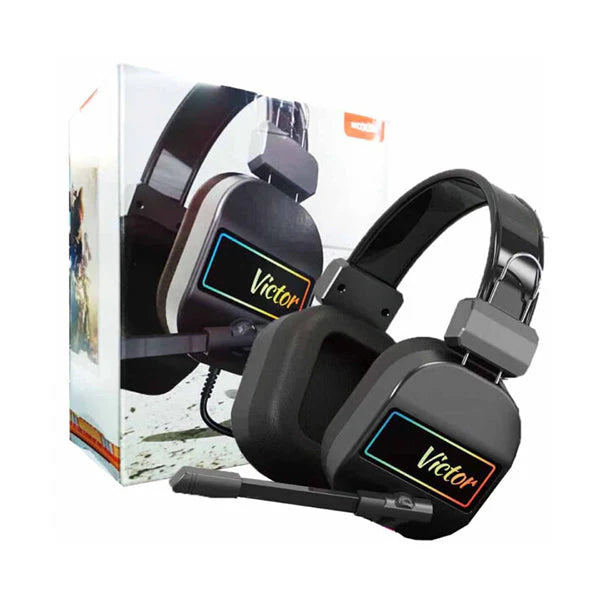 Moxom MX-EP51, Wired Game Headphone 3D Surround Sound - Black